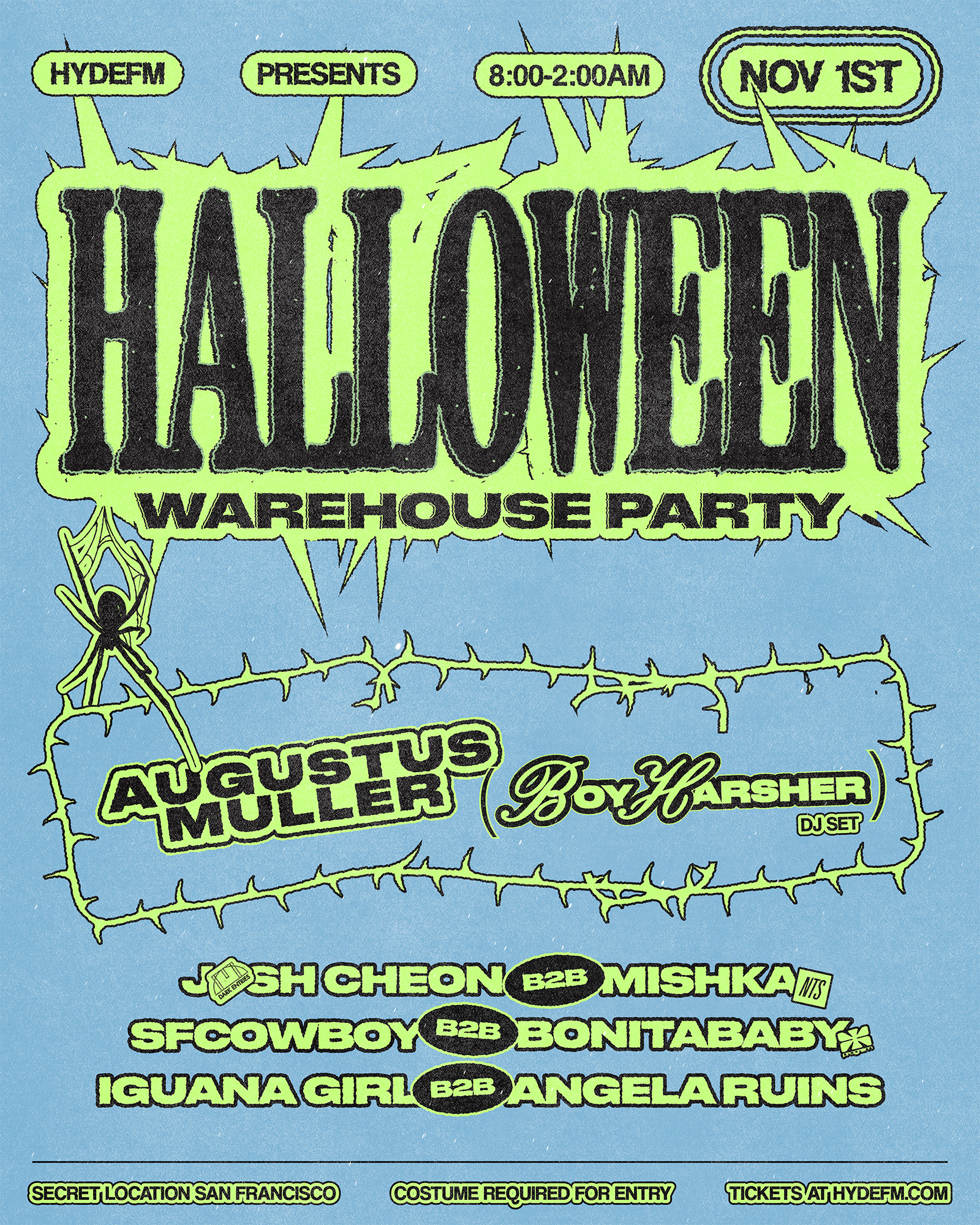 HALLOWEEN WAREHOUSE PARTY